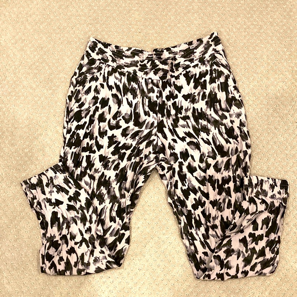 LOFT animal print joggers